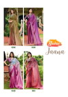 Jaana By Stavan Jari Chiffon Sarees Collections Wholesale In India
